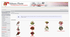 Desktop Screenshot of abloomflorist-shop.triplewebmedia.co.uk