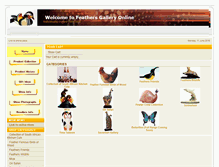 Tablet Screenshot of feathersgalleryonline-shop.triplewebmedia.co.uk
